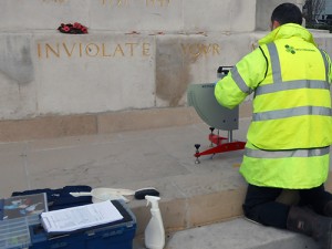 Slip Resistance Tests on War Memorial