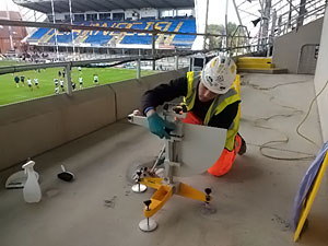 Pendulum Slip Test In Progress