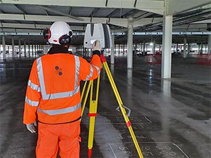 3D Scanning an Automated Warehouse Floor